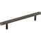Jeffrey Alexander 128 mm Center-to-Center Brushed Pewter Square Dominique Cabinet Bar Pull 845-128BNBDL - alternate 1